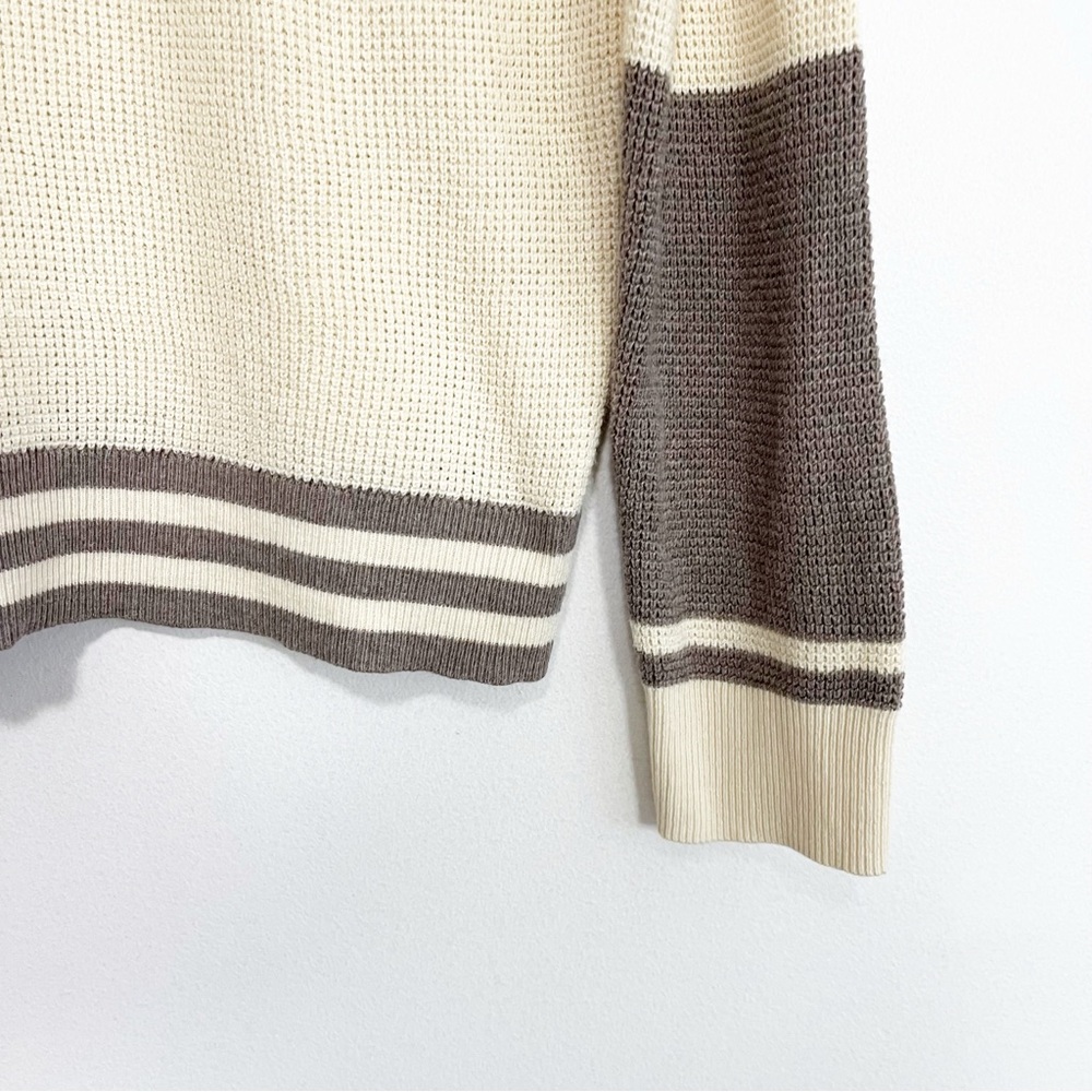 BOGO! Faherty Throwback Waffle Knit Pullover Crea… - image 7